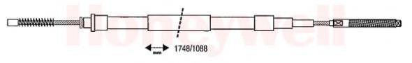 Трос, стояночная тормозная система BENDIX 431175B
