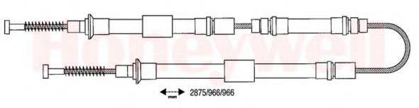 Трос, стояночная тормозная система BENDIX 431301B