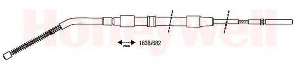 BENDIX 432011B Трос, стояночная тормозная система
