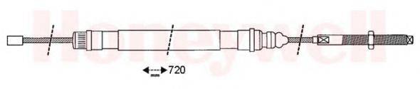 BENDIX 432417B Трос, стояночная тормозная система