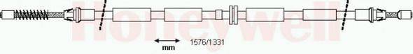 Трос, стояночная тормозная система BENDIX 432666B