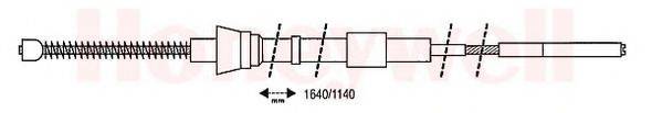 BENDIX 432707B Трос, стояночная тормозная система