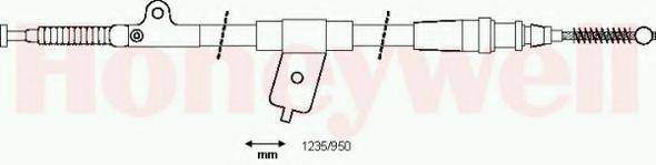 BENDIX 434366B Трос, стояночная тормозная система