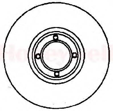 BENDIX 561151B Тормозной диск
