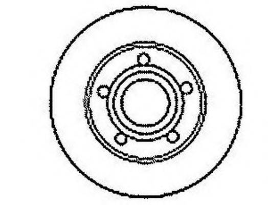 Тормозной диск BENDIX 561247B