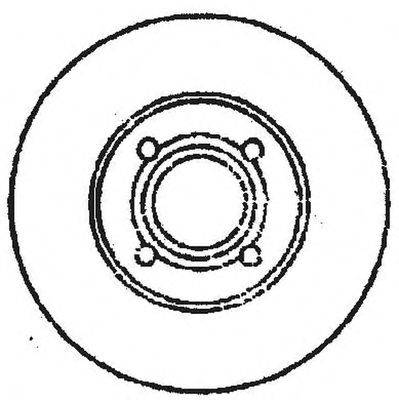 Тормозной диск BENDIX 561692B