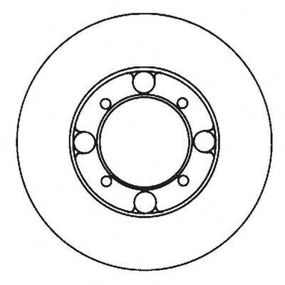 Тормозной диск BENDIX 561815B