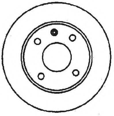 Тормозной диск BENDIX 561178BC
