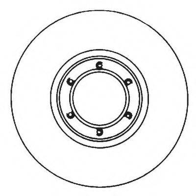 Тормозной диск BENDIX 561643B