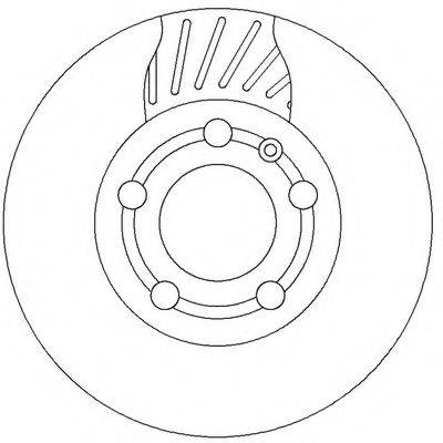 Тормозной диск BENDIX 562307BC