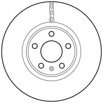 Тормозной диск BENDIX 562615BC