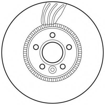 BENDIX 562643BC Тормозной диск