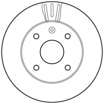 Тормозной диск BENDIX 562662BC