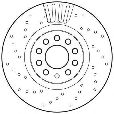 Тормозной диск BENDIX 562750BC