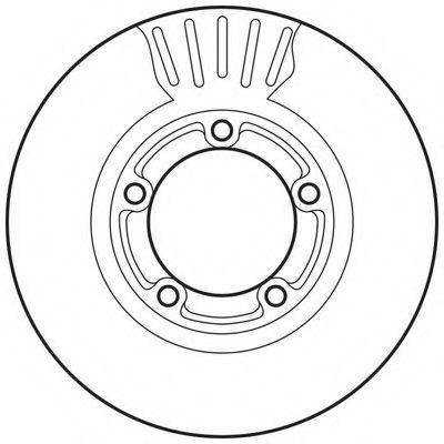 Тормозной диск BENDIX 562800BC