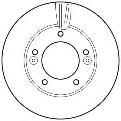 Тормозной диск BENDIX 562818BC