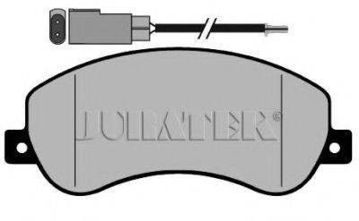 Комплект тормозных колодок, дисковый тормоз JURATEK JCP112