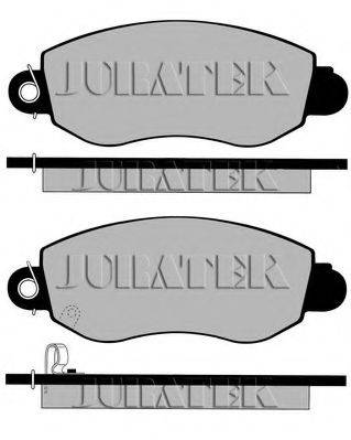 Комплект тормозных колодок, дисковый тормоз JURATEK JCP5167