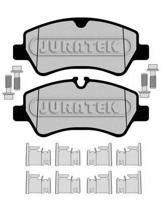 Комплект тормозных колодок, дисковый тормоз JURATEK JCP8040
