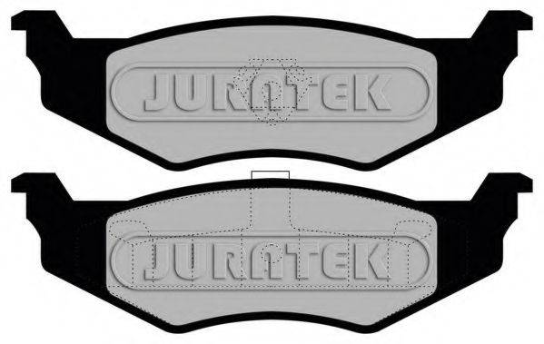 Комплект тормозных колодок, дисковый тормоз JURATEK JCP1099