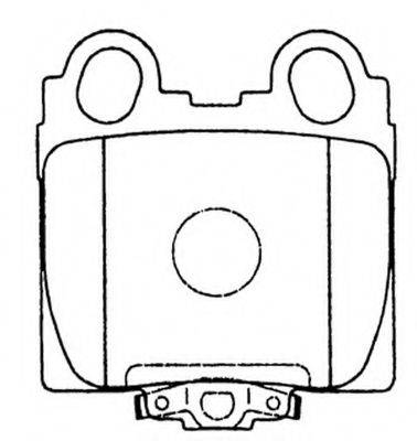 Комплект тормозных колодок, дисковый тормоз FIT FP0771