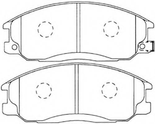 Комплект тормозных колодок, дисковый тормоз FIT FP0864
