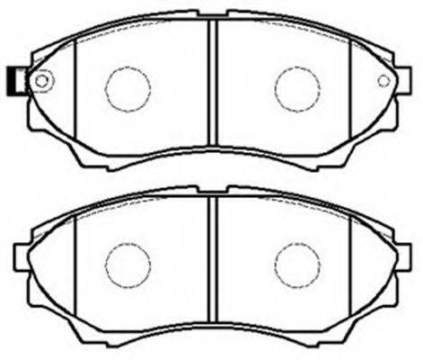 FIT FP1574 Комплект тормозных колодок, дисковый тормоз