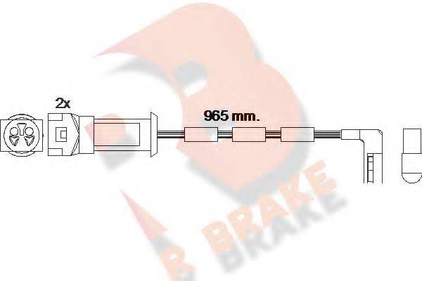 R BRAKE 610068RB Сигнализатор, износ тормозных колодок