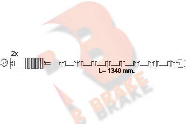 Сигнализатор, износ тормозных колодок R BRAKE 610391RB