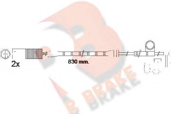 R BRAKE 610563RB Сигнализатор, износ тормозных колодок