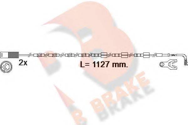 R BRAKE 610605RB Сигнализатор, износ тормозных колодок