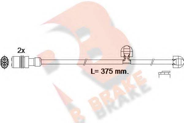 R BRAKE 610615RB Сигнализатор, износ тормозных колодок