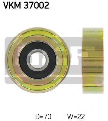 SKF VKM37002 Паразитный / ведущий ролик, поликлиновой ремень