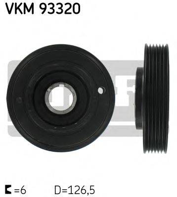 Ременный шкив, коленчатый вал SKF VKM 93320