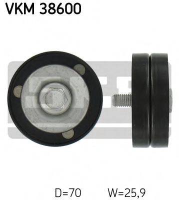 SKF VKM38600 Паразитный / ведущий ролик, поликлиновой ремень