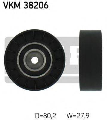 SKF VKM38206 Паразитный / ведущий ролик, поликлиновой ремень