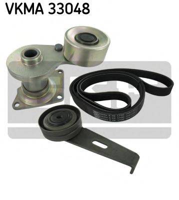 Поликлиновой ременный комплект SKF VKMA 33048