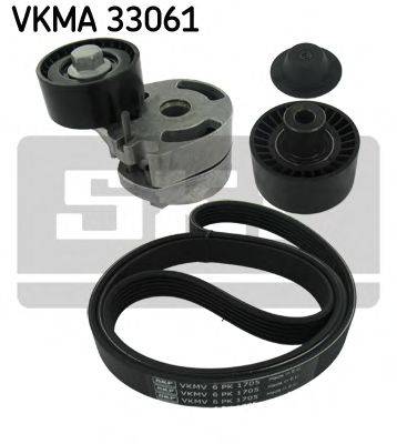 Поликлиновой ременный комплект SKF VKMA 33061