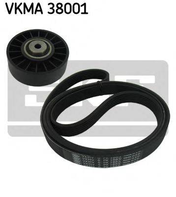 Поликлиновой ременный комплект SKF VKMA 38001