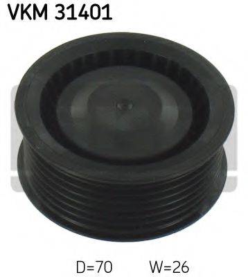 SKF VKM31401 Паразитный / ведущий ролик, поликлиновой ремень