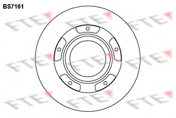 Тормозной диск FTE BS7161