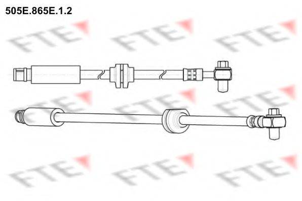 Тормозной шланг FTE 505E.865E.1.2