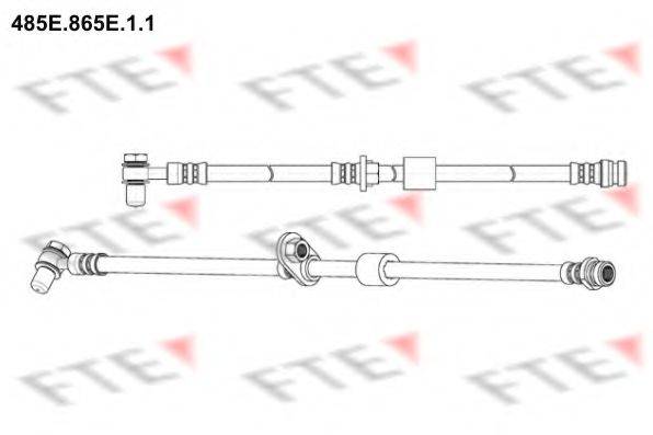 Тормозной шланг FTE 485E.865E.1.1