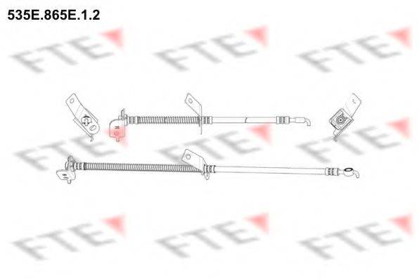 Тормозной шланг FTE 535E.865E.1.2