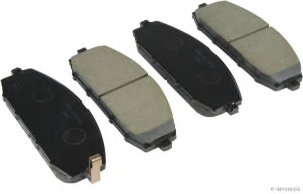 Комплект тормозных колодок, дисковый тормоз HERTH+BUSS JAKOPARTS J3601095