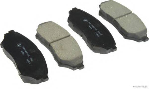 Комплект тормозных колодок, дисковый тормоз HERTH+BUSS JAKOPARTS J3605039