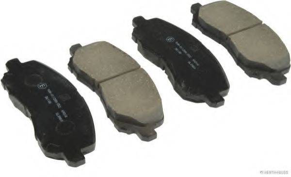 Комплект тормозных колодок, дисковый тормоз HERTH+BUSS JAKOPARTS J3605046