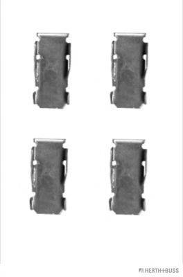 Комплектующие, колодки дискового тормоза HERTH+BUSS JAKOPARTS J3666001