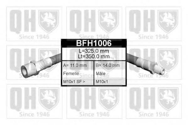 QUINTON HAZELL BFH1006 Тормозной шланг