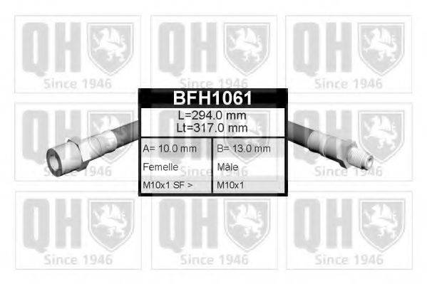 QUINTON HAZELL BFH1061 Тормозной шланг